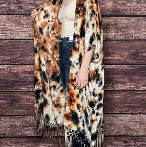 Angie Burnt Velvet Kimono